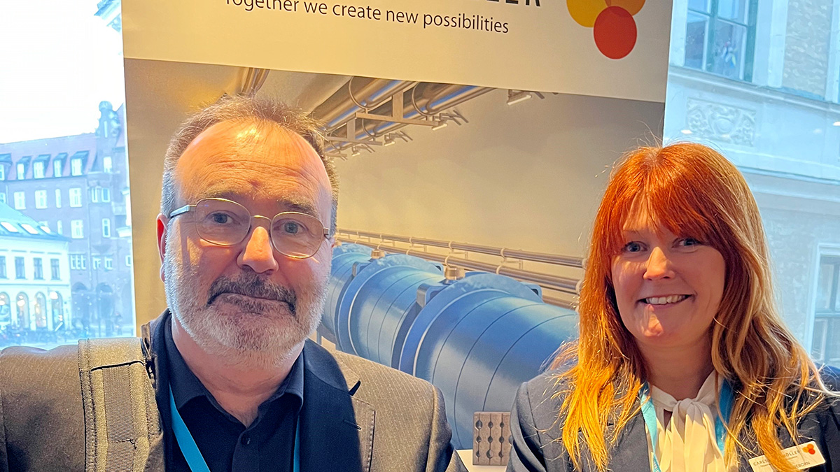 <p>Håkan Knutsson (AIT) and Anneli Aldeborn (Carlsson &amp; Möller) appreciated the opportunity to make new contacts.</p>