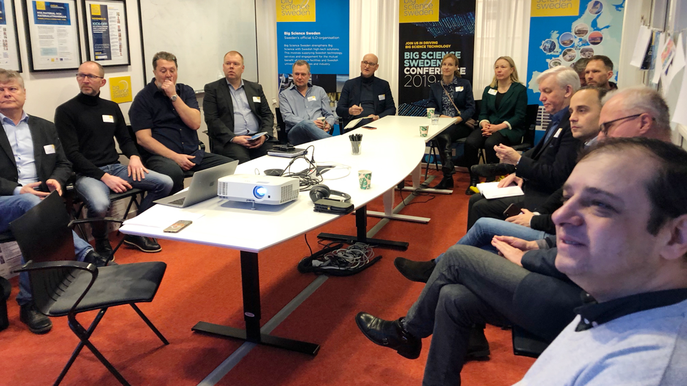 I Lund var det trångt i konferensrummet. Ett 20-tal företag slöt upp för att höra mer om ITER.