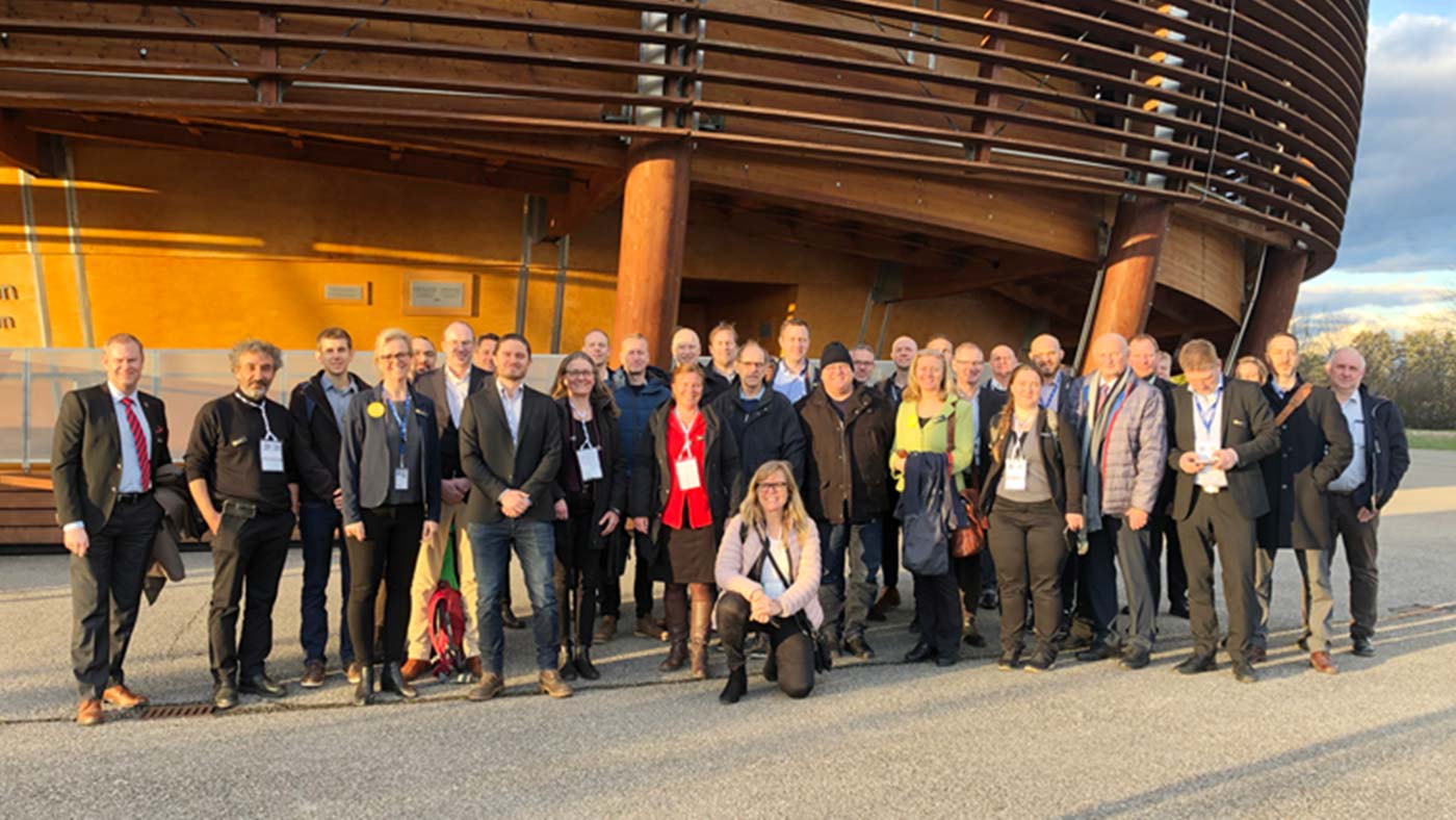 <p>Here, Big Science Sweden has travelled down to CERN with a large group of companies. </p>
