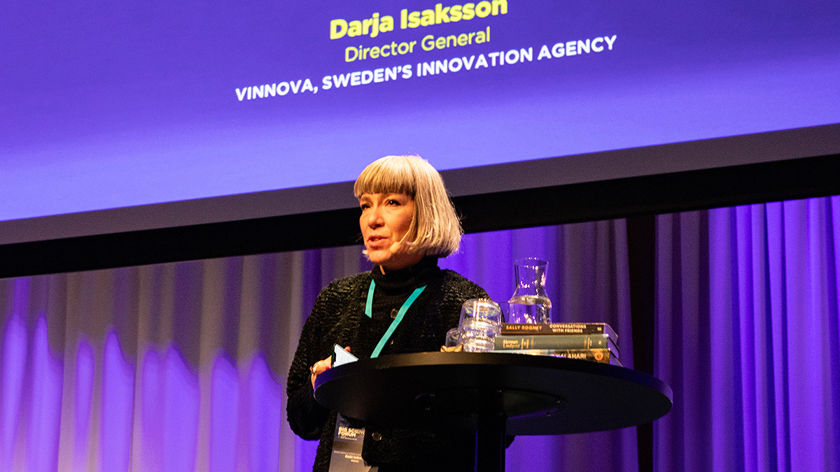 &lt;p&gt;Darja Isaksson, Director General, Vinnova.&lt;/p&gt;
