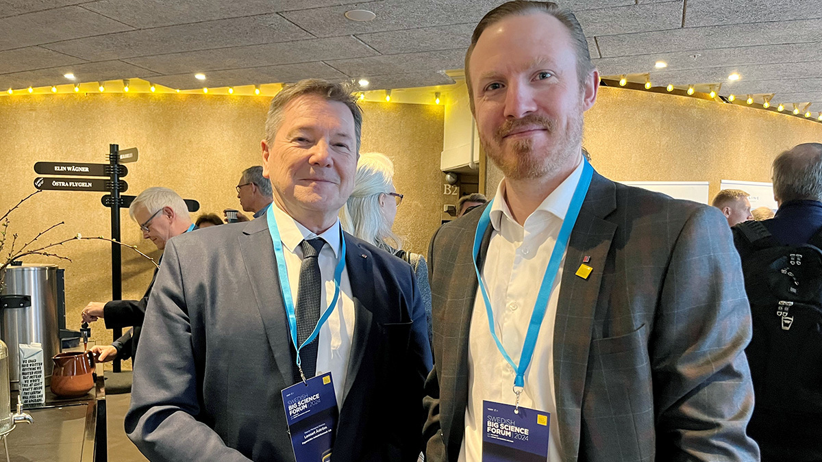 <p>"It's here it starts, the contacts and the first steps to new projects and business." Lennart Åström and Carl Johan Fagerström (Fagerström Industrikonsult) agree on the importance of the personal meeting.</p>