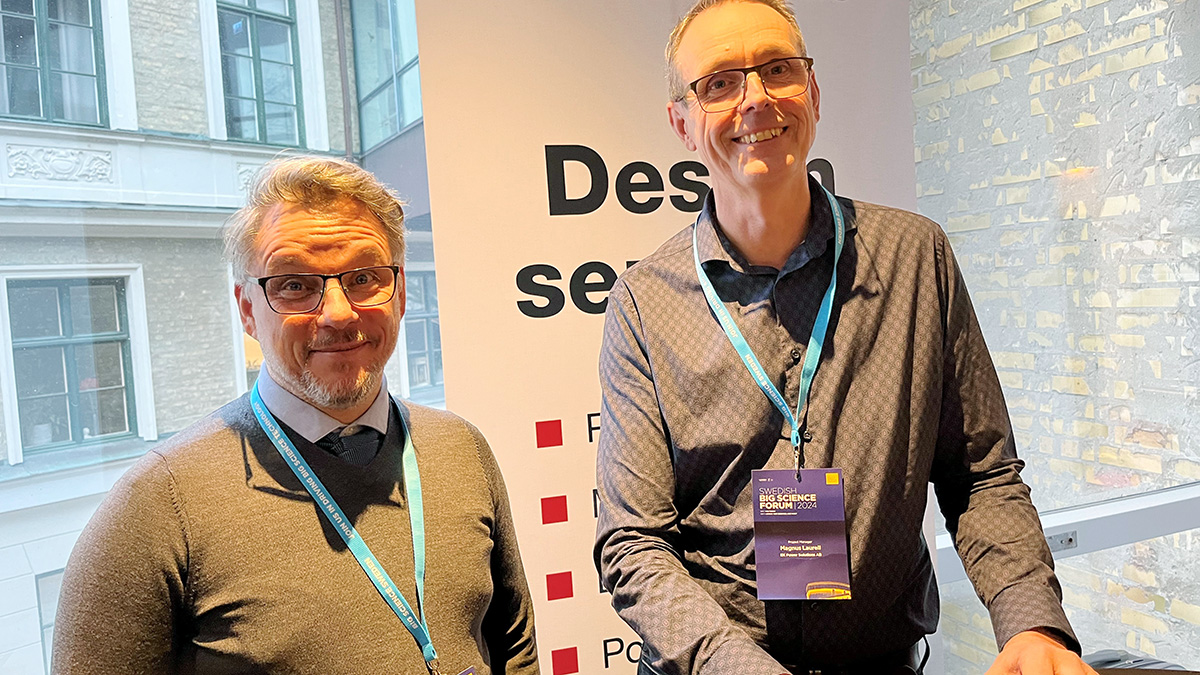 <p>Jörgen Ersten and Magnus Laurell (EK Power Solutions).</p>